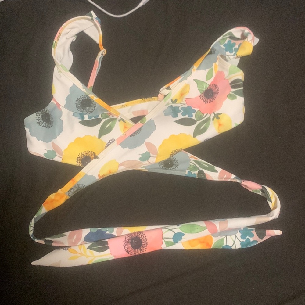 wrap around swimsuit top